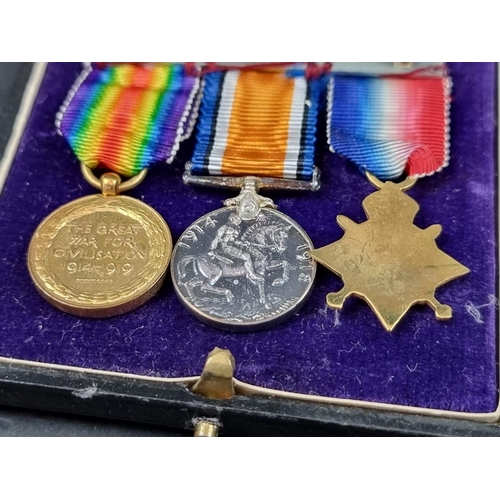 210 - Medals: a WWI trio, to 964 Pte Younger, Royal Fusiliers/SPTS, comprising: 1914-15 Star; War Medal an... 