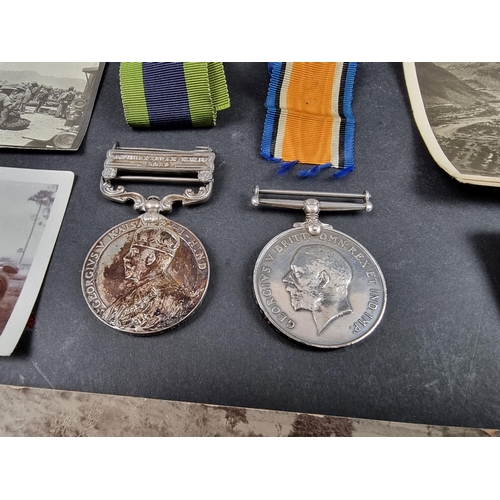 211 - Medals: to 1969 Pte K.S Betsworth, R.A.M.C, comprising: WWI War Medal and George V India Medal, with... 