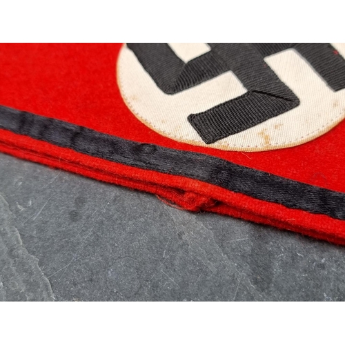 237 - A WWII German Allgemeine SS dress uniform armband, no RZM labels, approx 44cm circumference.... 