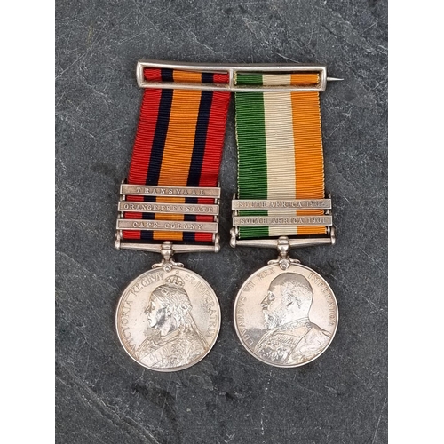 241 - Medals: a Boer War pair, to 1312 Pte W Porter 2nd Rl Berks Regt; comprising: Victoria South Africa M... 