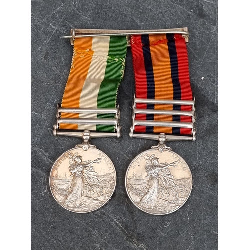 241 - Medals: a Boer War pair, to 1312 Pte W Porter 2nd Rl Berks Regt; comprising: Victoria South Africa M... 