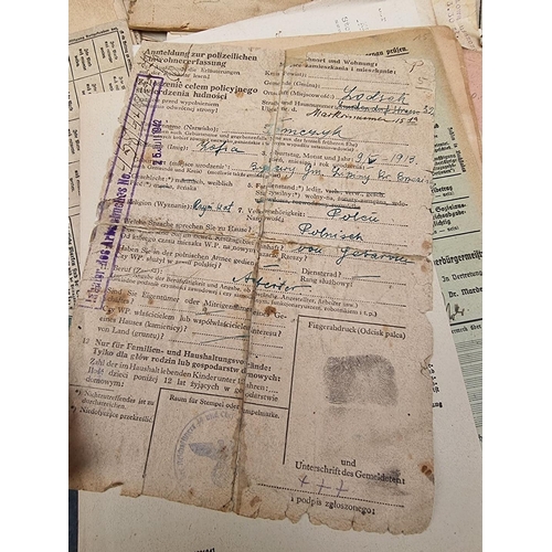 254 - A collection of Polish WWII and earlier ephemera.