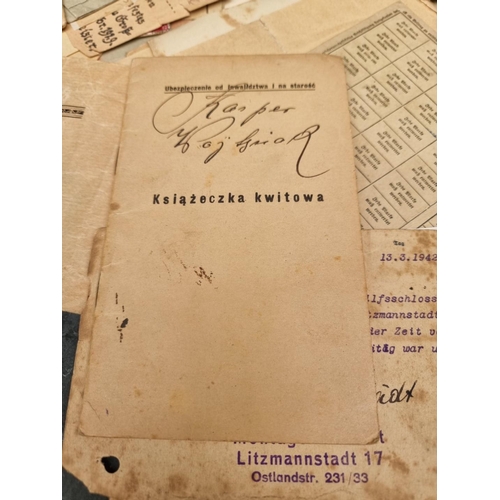 254 - A collection of Polish WWII and earlier ephemera.