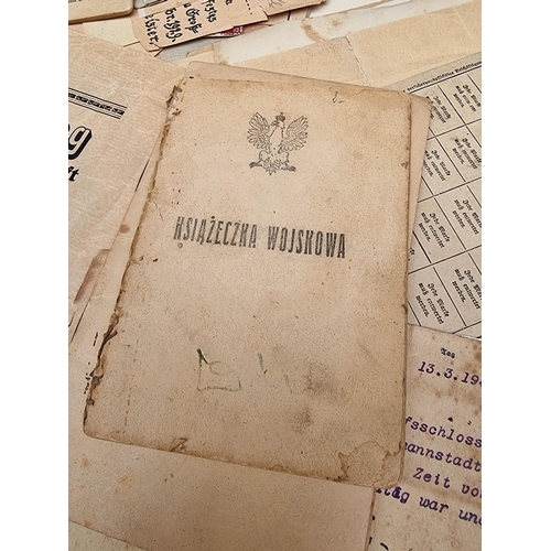 254 - A collection of Polish WWII and earlier ephemera.