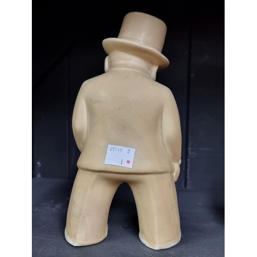 263 - A Bovey Pottery Winston Churchill figure, inscribed 'Our Gang, The Boss', 19cm high.... 