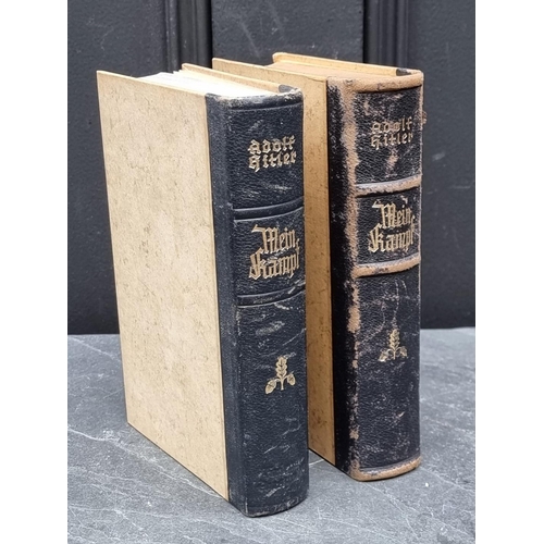 275 - Mein Kampf, half leather presentation hardback copy, published by Zentralverlag der NSDAP Frz. Eher ... 