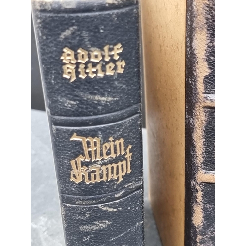 275 - Mein Kampf, half leather presentation hardback copy, published by Zentralverlag der NSDAP Frz. Eher ... 