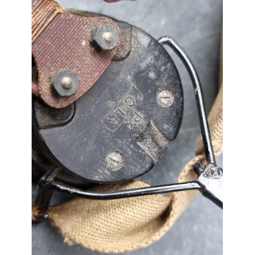 284 - A WWII British military radio headset, marked YA5000 HHC & Co Ltd, and dated 1945.... 