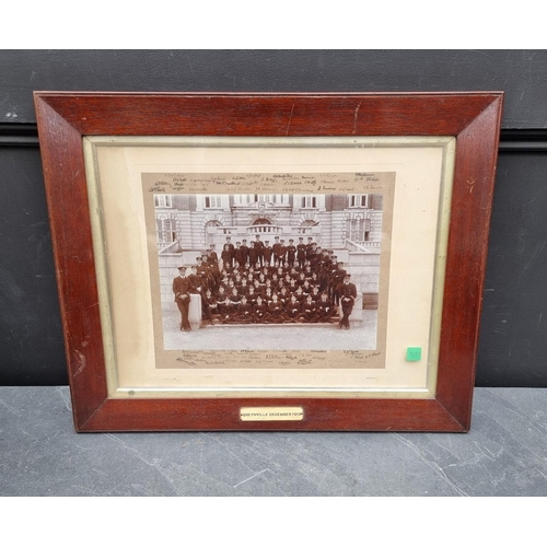 304 - KING GEORGE VI: group photograph showing a young George VI at Dartmouth Naval Training College, appr... 