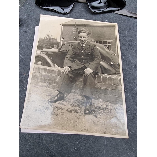 310 - A quantity of British military buttons, medal ribbon etc.