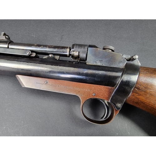 33 - A rare 1930s Webley Mk2 service rifle, with .22 cal removable barrel, Serial No.10884.... 