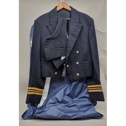 333 - A Royal Navy tropical dress uniform and mess jacket.