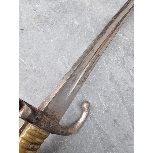 72 - A French 1866 Pattern chassepot bayonet, having 57.5cm blade, (no maker's marks).... 