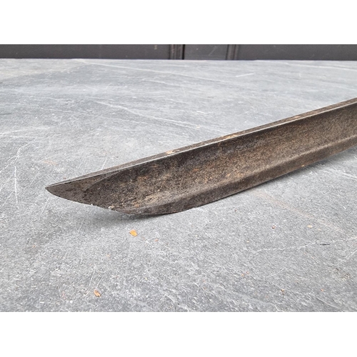 93 - A British 1821 pattern light cavalry sword, with 53.5cm blade, (reduced).