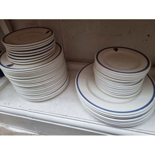 1321 - Of Lincoln's Inn Interest: a Royal Doulton porcelain part tea and dinner service, bearing the Inn's ... 