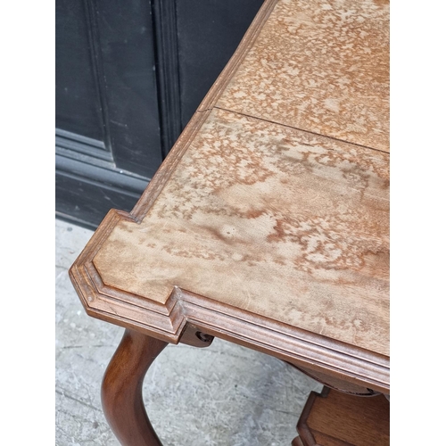 1131 - A late Victorian mahogany centre table, with platform undertier, 60cm wide; together with a 19th cen... 