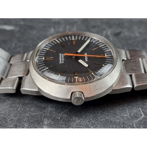 650 - A circa 1970 Omega 'Geneve Dynamic' stainless steel automatic wristwatch, 41mm, on original bracelet... 