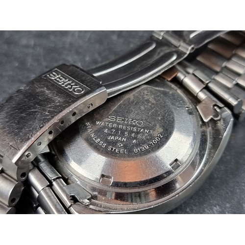 662 - A circa 1974 Seiko 'Speed Racer' chronograph stainless steel automatic wristwatch, 41mm, Ref. 6139-7... 