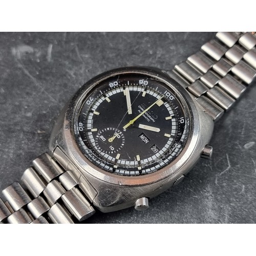 662 - A circa 1974 Seiko 'Speed Racer' chronograph stainless steel automatic wristwatch, 41mm, Ref. 6139-7... 