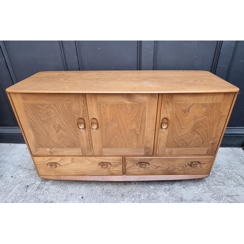 1105 - A mid-century Ercol sideboard, 129.5 wide.