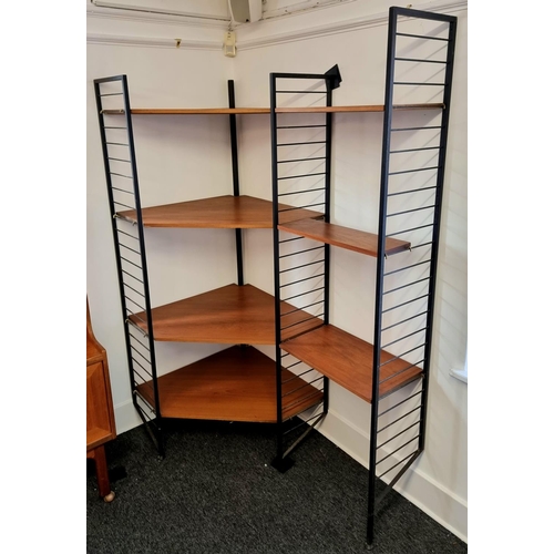 1110 - A scarce mid-century Ladderax corner unit.