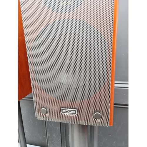 1148 - Hi-Fi Equipment: a pair of Epos M12.2 Speakers, with stands and leads.