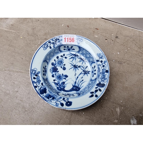 1156 - A collection of 18th/19th century Chinese blue and white plates, largest 25.5cm diameter, (some dama... 