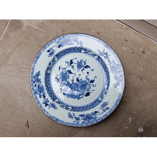 1156 - A collection of 18th/19th century Chinese blue and white plates, largest 25.5cm diameter, (some dama... 