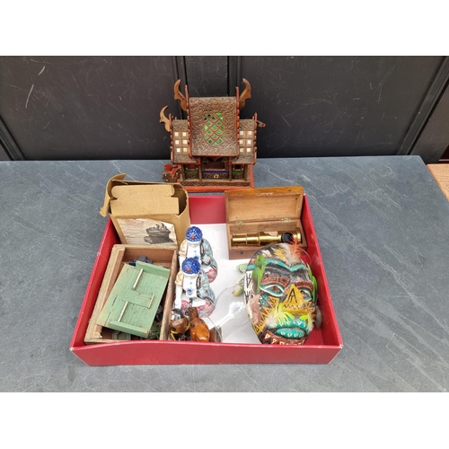 1190 - A mixed lot, to include a Mammod Minor No.1 stationary steam engine, boxed.