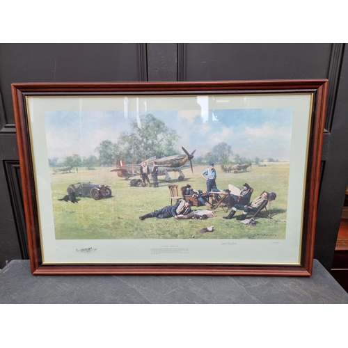 1221 - David Shepherd, 'At Readiness - Summer of '40', signed and numbered 493/850, blindstamped, colour pr... 