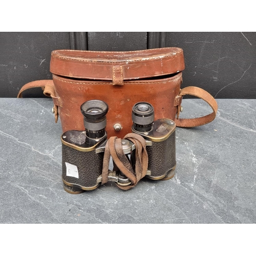 1309 - A pair of Carl Zeiss Telact 8X binoculars, cased.