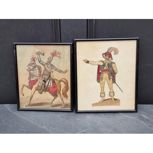 1338 - Two 19th century tinsel prints, of 'Mr Terry as Pierre in Venice Preserved' and 'The Champion in The... 