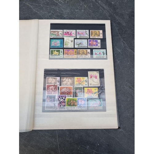 1350 - Stamps: three albums and two stockbooks. (5)