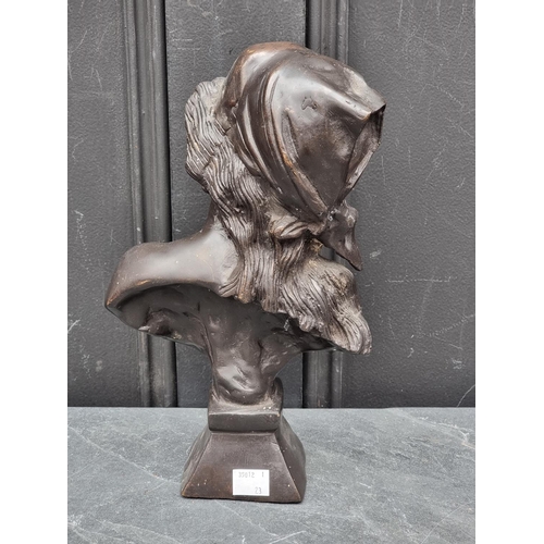 1394 - After Emmanuel Villanis, 'Saida', bronze, 28cm high.