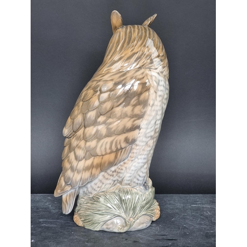 1431 - A large Royal Copenhagen Eagle Owl, model 1331, 36cm high.