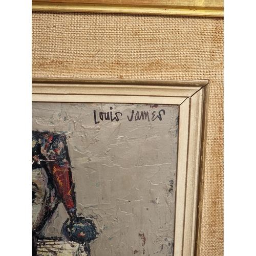 1336 - Louis James, 'Boy in a Festival Costume', signed, inscribed and labelled verso, oil on board, 2... 