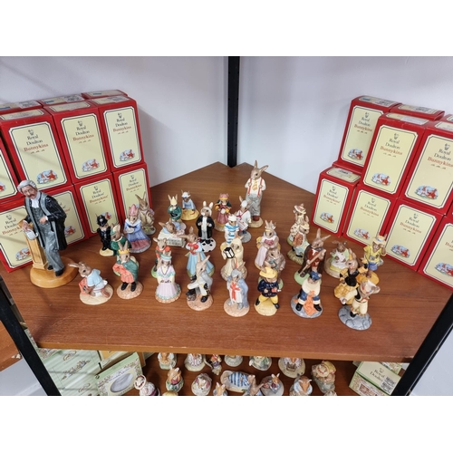 1573 - A very large collection of Royal Doulton 'Bunnykins' figures, approx 89; together with two related s... 