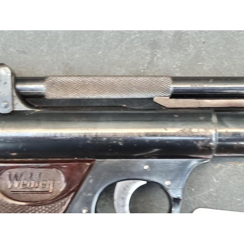 1613 - A Webley Senior .177 cal air pistol, Batch No.860.Please Note: buyers of air weapons must be 18 or o... 