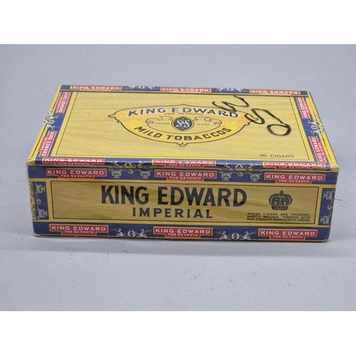 115 - Cigars: a sealed box of 50 King Edward 'Imperial' cigars. 