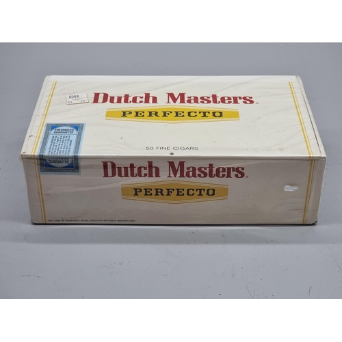 116 - Cigars: a sealed box of 50 Dutch Masters 'Perfecto' cigars. 