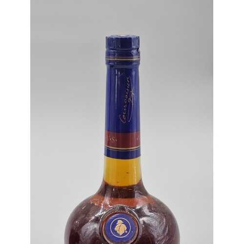 16 - Two bottles of Courvoisier VS Cognac, comprising: a 1 litre and 70cl example. (2)