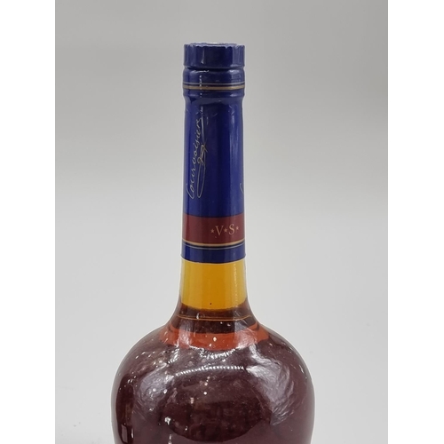 16 - Two bottles of Courvoisier VS Cognac, comprising: a 1 litre and 70cl example. (2)