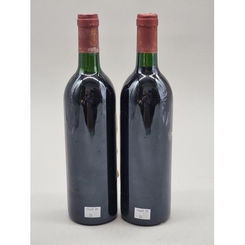 17 - Two 75cl bottles of Chateau Monbrison, 1988, Cru Bourgeois Margaux. (2)