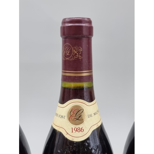 19 - Six 75cl bottles of Chateauneuf du Pape, 1986, Font de Michelle. (6)