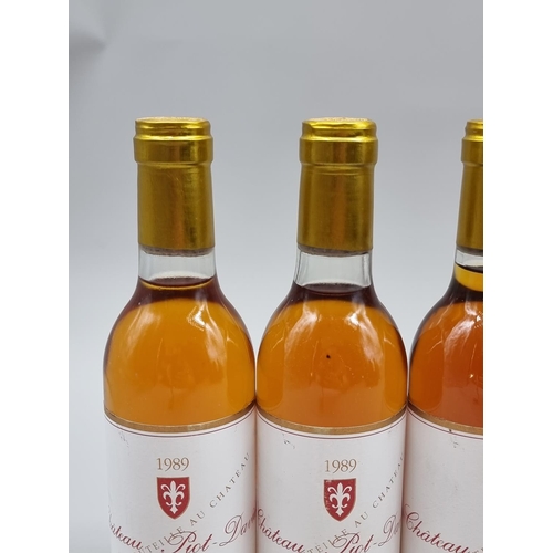 45 - Eight 37.5cl bottles of Chateau Piot-David, 1989, Sauternes. (8)