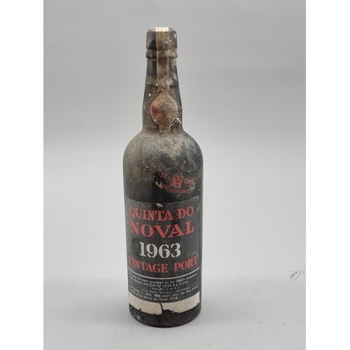 52 - A bottle of Quinta Do Noval 1963 Vintage Port.