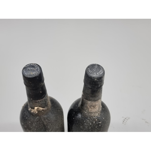 64 - Two 75cl bottles of Fonseca's Finest 1977 Vintage Port. (2)