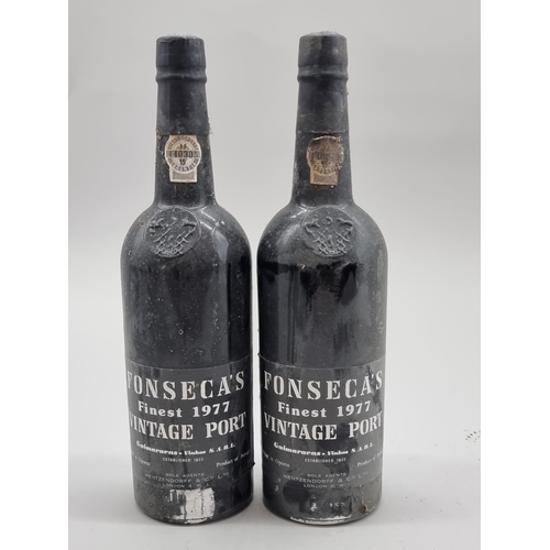 65 - Two 75cl bottles of Fonseca's Finest 1977 Vintage Port. (2)