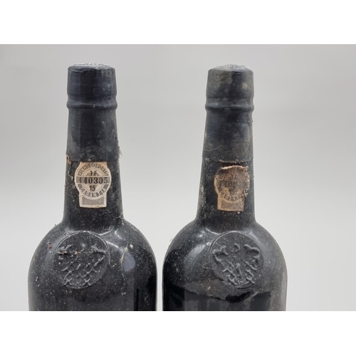 65 - Two 75cl bottles of Fonseca's Finest 1977 Vintage Port. (2)