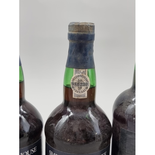 70 - Four bottles of Port, comprising: two Barao de Vilar Tawny; and two Smith Woodhouse Fine Vintage Cha... 